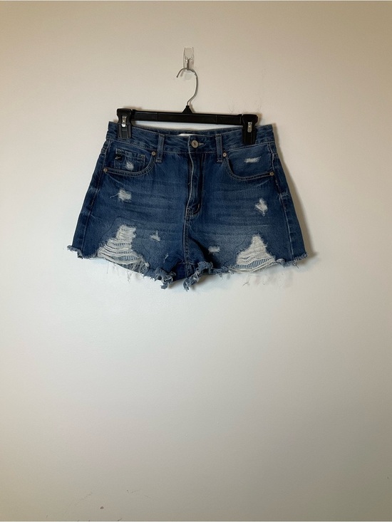 KanCan Pants - KanCan Distressed High Rise Denim Shorts Raw Hem Size 3/25